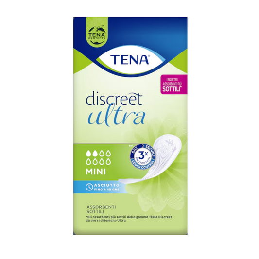 TENA Discreet Ultra Mini | Assorbenti per incontinenza | Pezzi 20