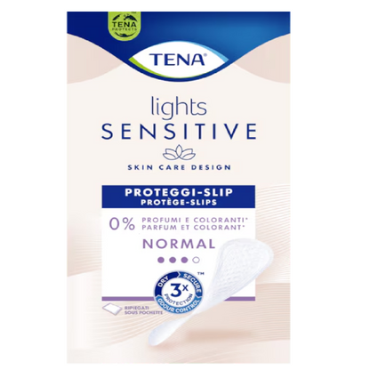 TENA Lights Sensitive Ripiegato | Proteggi-slip per perdite urinarie | Pezzi 22