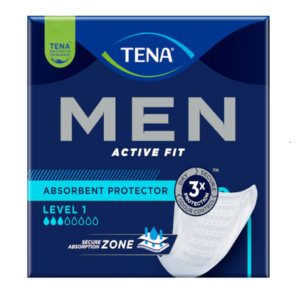 TENA Men Active Fit Livello 2 | Assorbenti per incontinenza | Pezzi 10