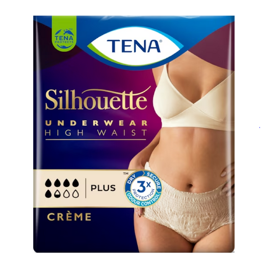 TENA Silhouette Plus Crème Vita alta - Mutandine assorbenti femminili