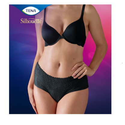 TENA Silhouette Normal Noir Vita bassa | Mutandine assorbenti femminili