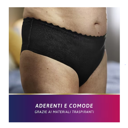 TENA Silhouette Normal Noir Vita bassa | Mutandine assorbenti femminili