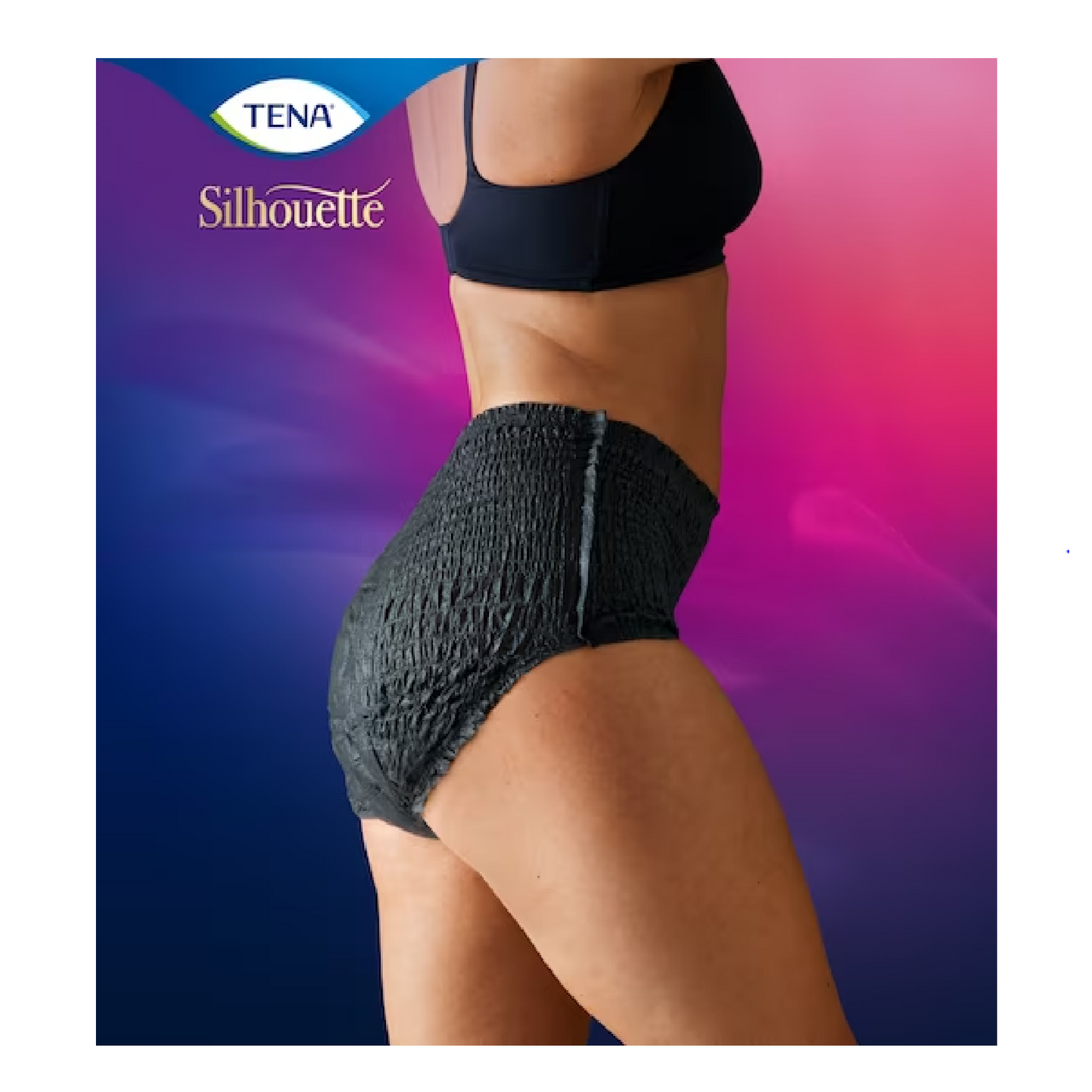 TENA Silhouette Plus Noir Vita alta | Mutandine assorbenti femminili