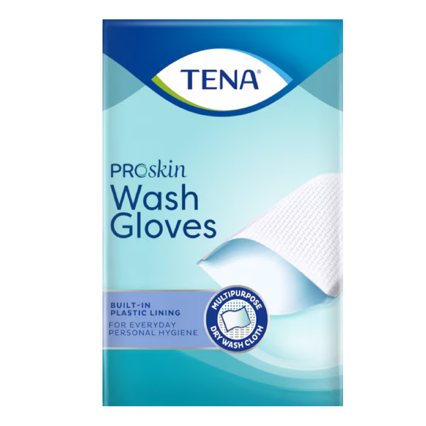 TENA ProSkin Wash Glove | Con barriera | Pezzi 175