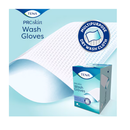 TENA ProSkin Wash Glove | Con barriera | Pezzi 175
